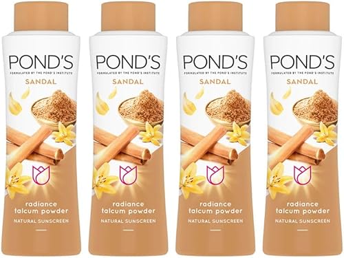 Paquete de 4 sandalias Pond's Talco en polvo -0.53 oz