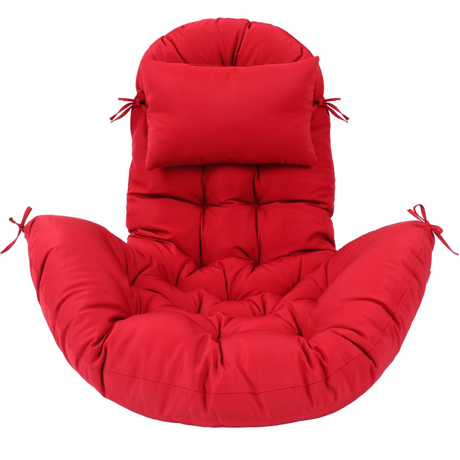 Tudomro Egg Chair Cushion Filling 2.58 kg Replacement Rocking Chair Cushions High Back Swing Hammock Egg Hanging Cushion Thicken for Indoor Outdoor