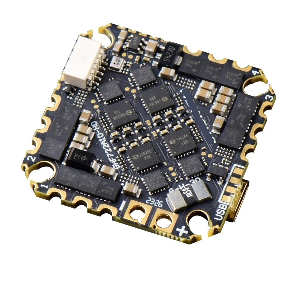 para JHEMCU GHF722AIO-HD 40A AIO Control de Vuelo ESC Todo en uno 2-6S para FPV Freestyle CinewhoopFPV Racing Traversing Machine