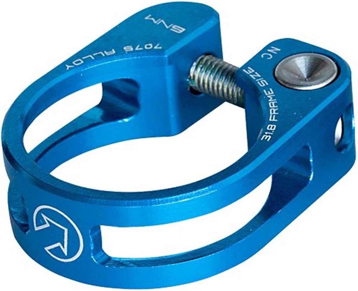 Blue Seatpost Clamp - Blue, 34.9 mm 