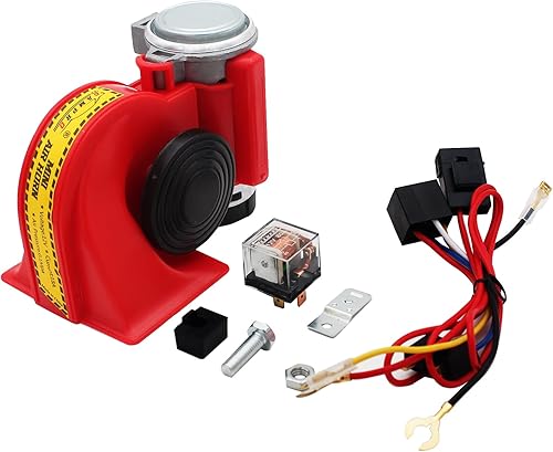 Bocina de aire de coche compacta con bocina de camión compresor para cualquier motocicleta de vehículos de 12 V