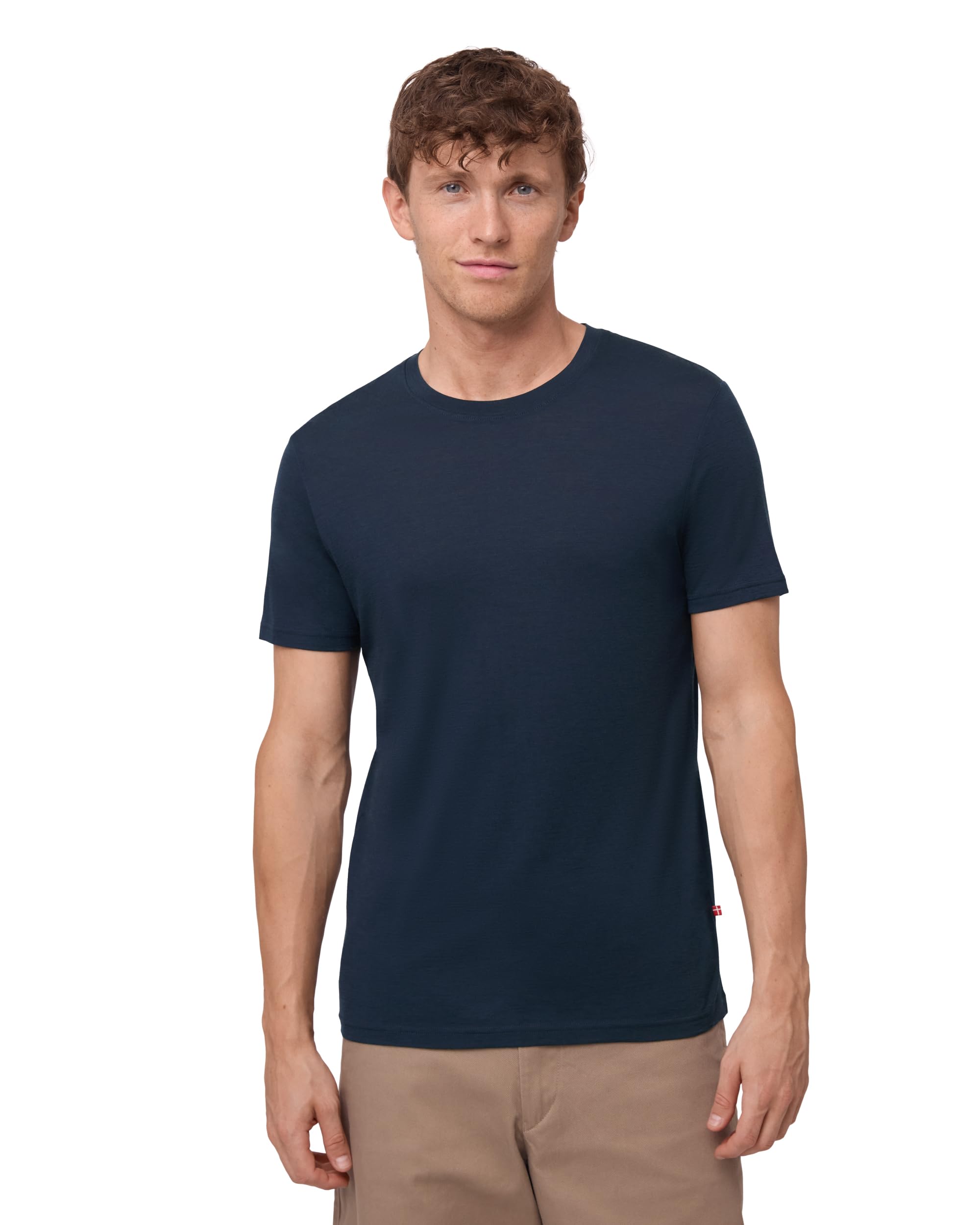 DANISH ENDURANCE Maglia Termica Uomo in 100% Lana Merino, Maglietta T-Shirt Maniche Corte, Traspirante e Anti-umidità, 1 o 2 Paia