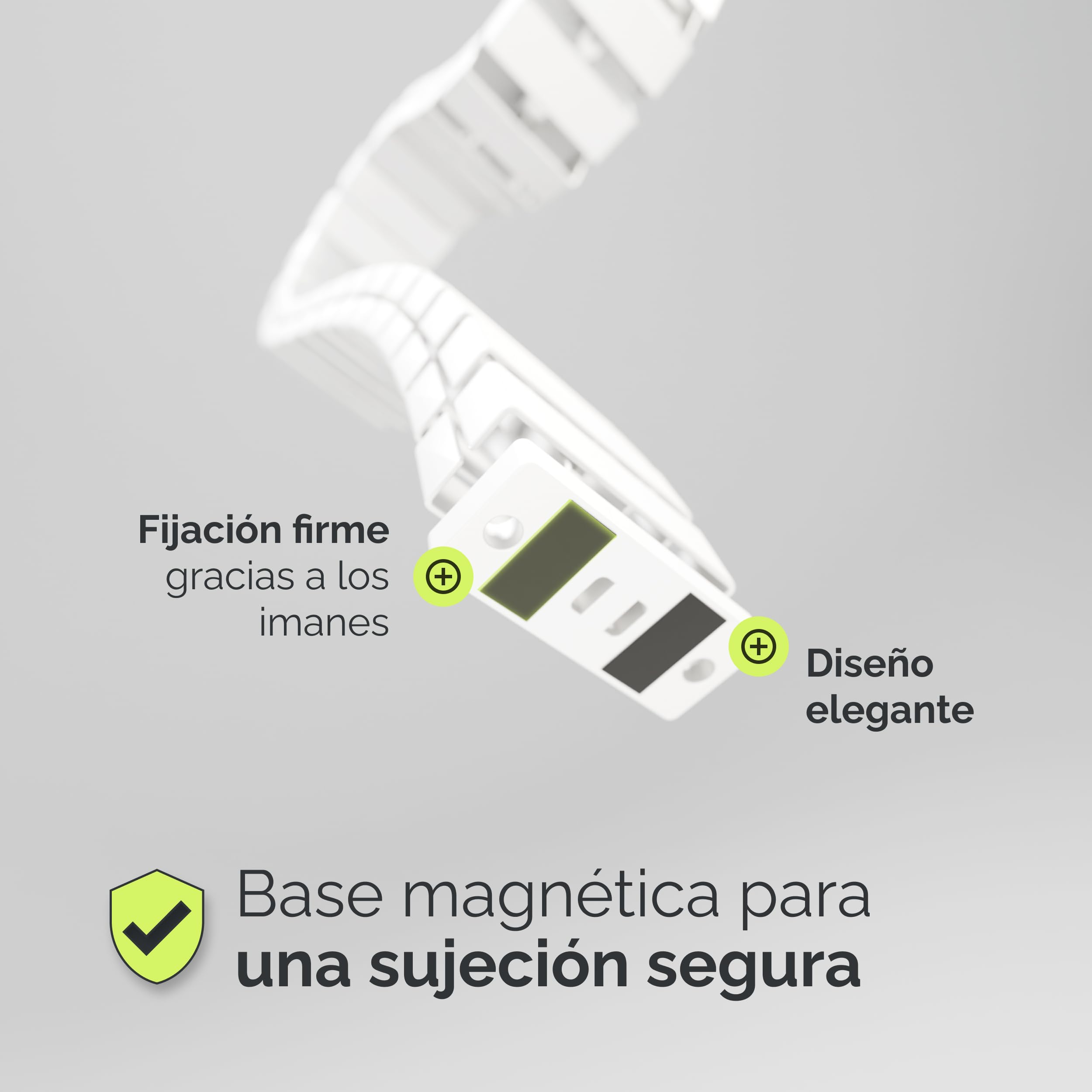 VALU Organizador de Cables Escritorio Premium – Cable Management 128 cm Flexible para Escritorio Regulable – Montaje con Tornillos o Adhesivo – 4 imanes y 3 organizadores incluidos