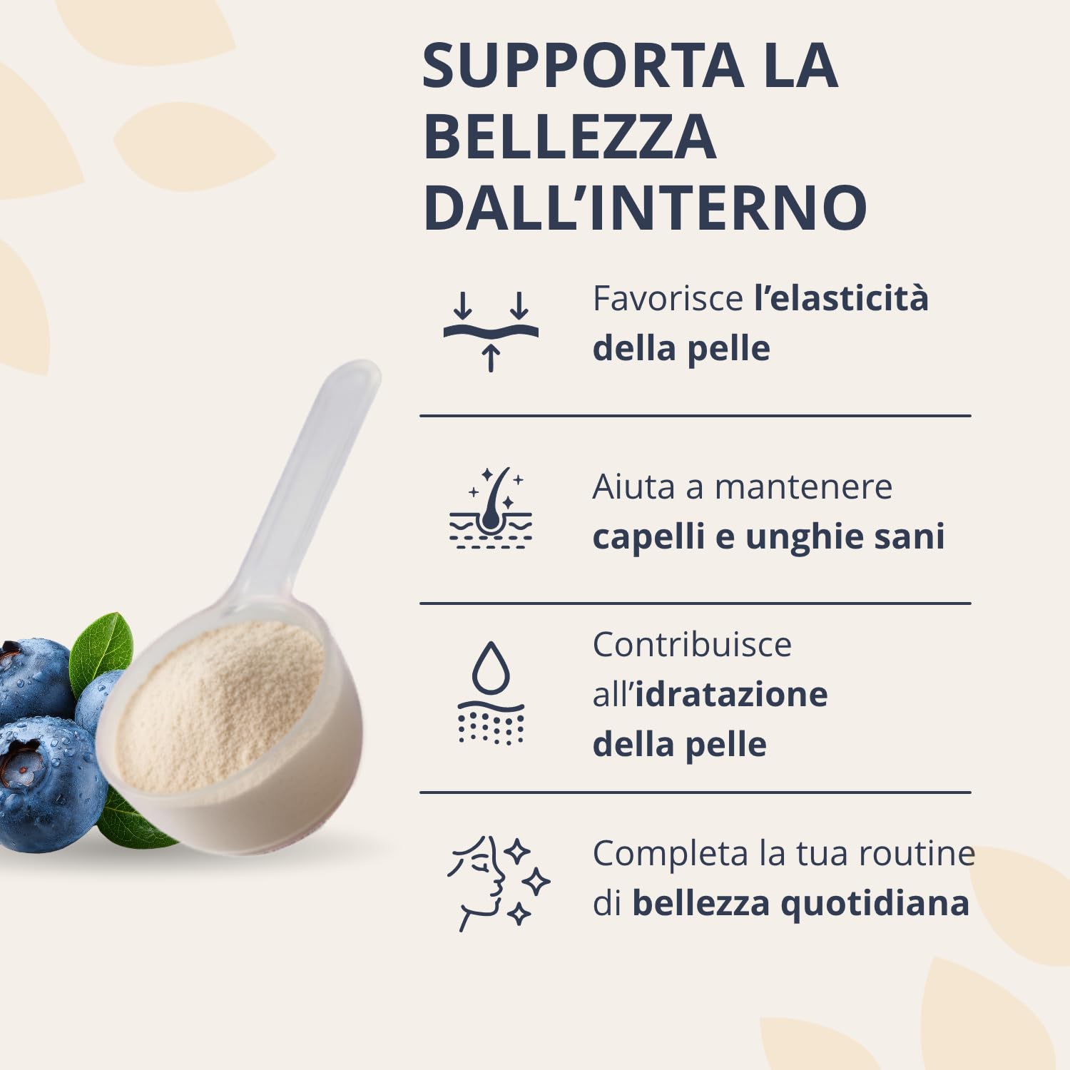 Golden Tree Premium Collagen Complex, 330 g, 30 Porzioni | Collagene in Polvere, Con MSM, Acido Ialuronico, Vitamina C, Silicio, Tipi I III V X