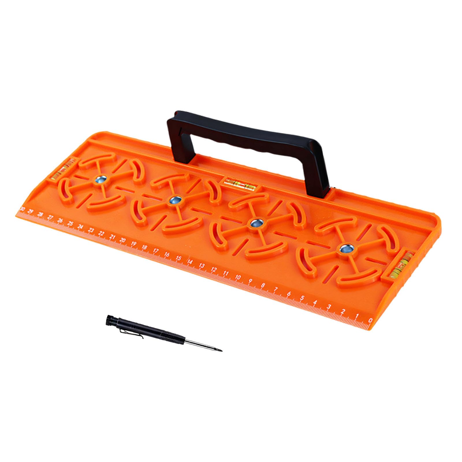 Gmbylby Or Professional Abs Hole Positioning Guide Featuring Detachable Handle And Alignment F Electricians And Construction Tasks Socket Installation Template