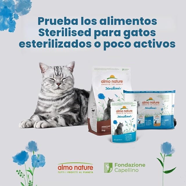 Foto 3 de 4 de Almo Nature Functional - Sterilised - Comida Húmeda para Gatos Adultos y Mayores, Esterilizados o Poco Activos