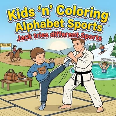 Kids &lsquo;n&rsquo; Coloring: Alphabet Sports &ndash; Jack tries different Sports