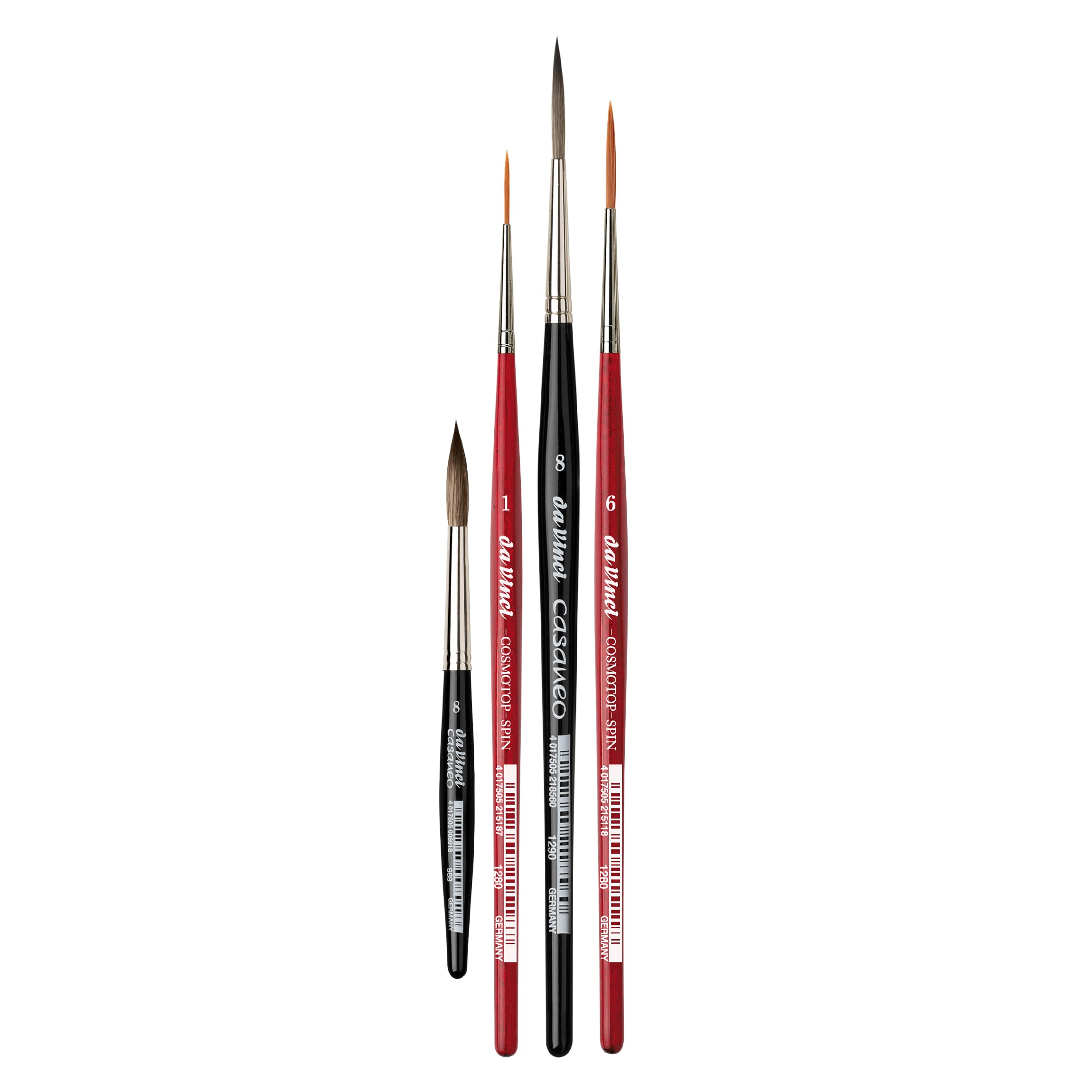 Amazon.com: da Vinci Urban Watercolor 5602 Brush Set, 4-Piece