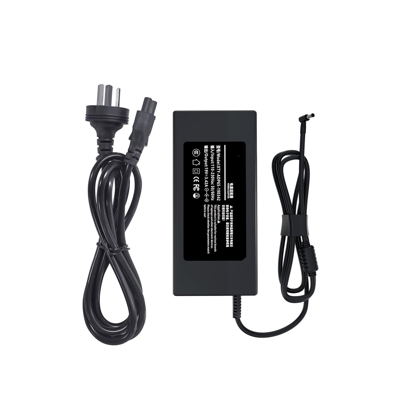 Adaptateur secteur pour ordinateur portable 19V alimentation robuste 65W durable - 2