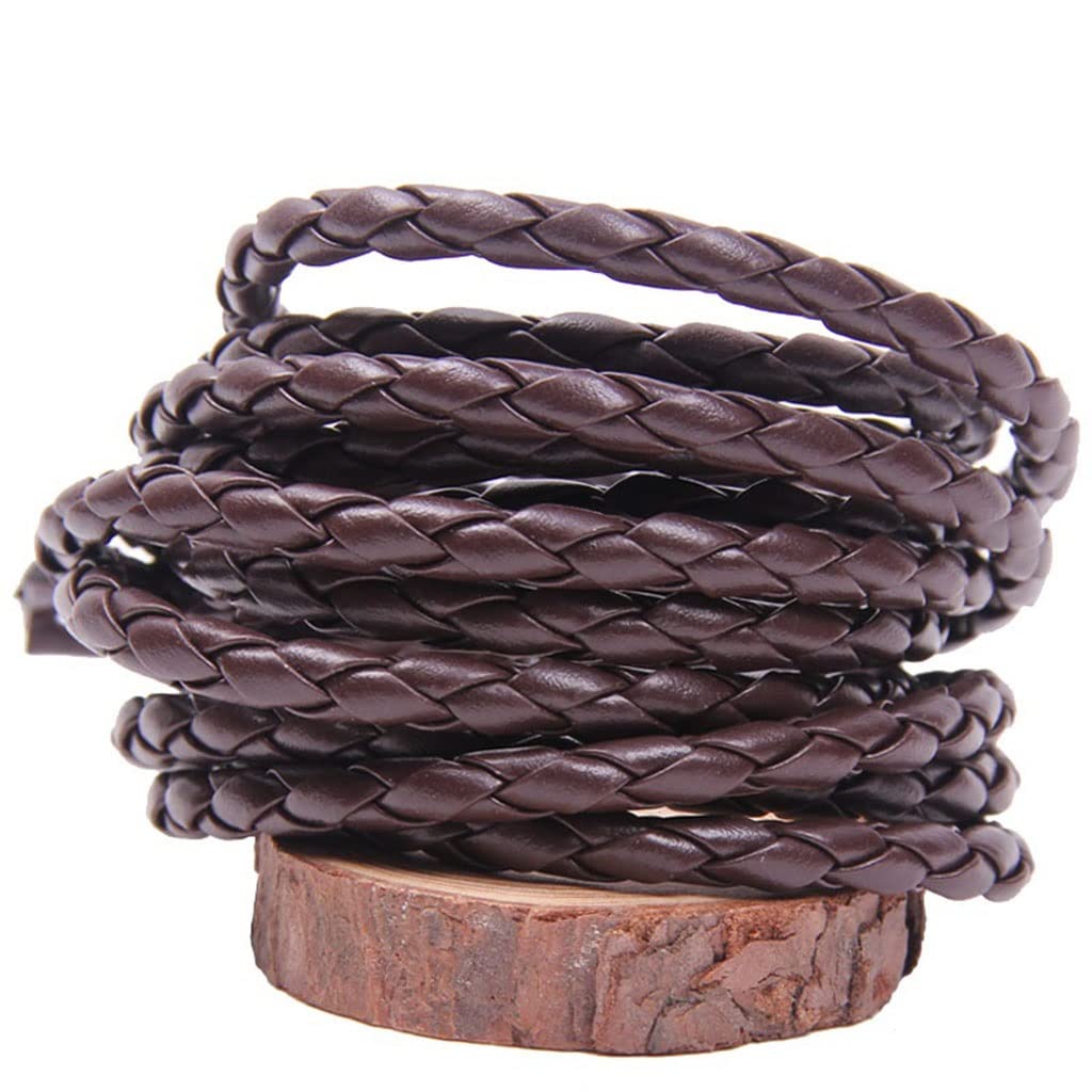 Cordon tressé en cuir synthétique 10mm de qualité supérieure pour vos bijoux DIY