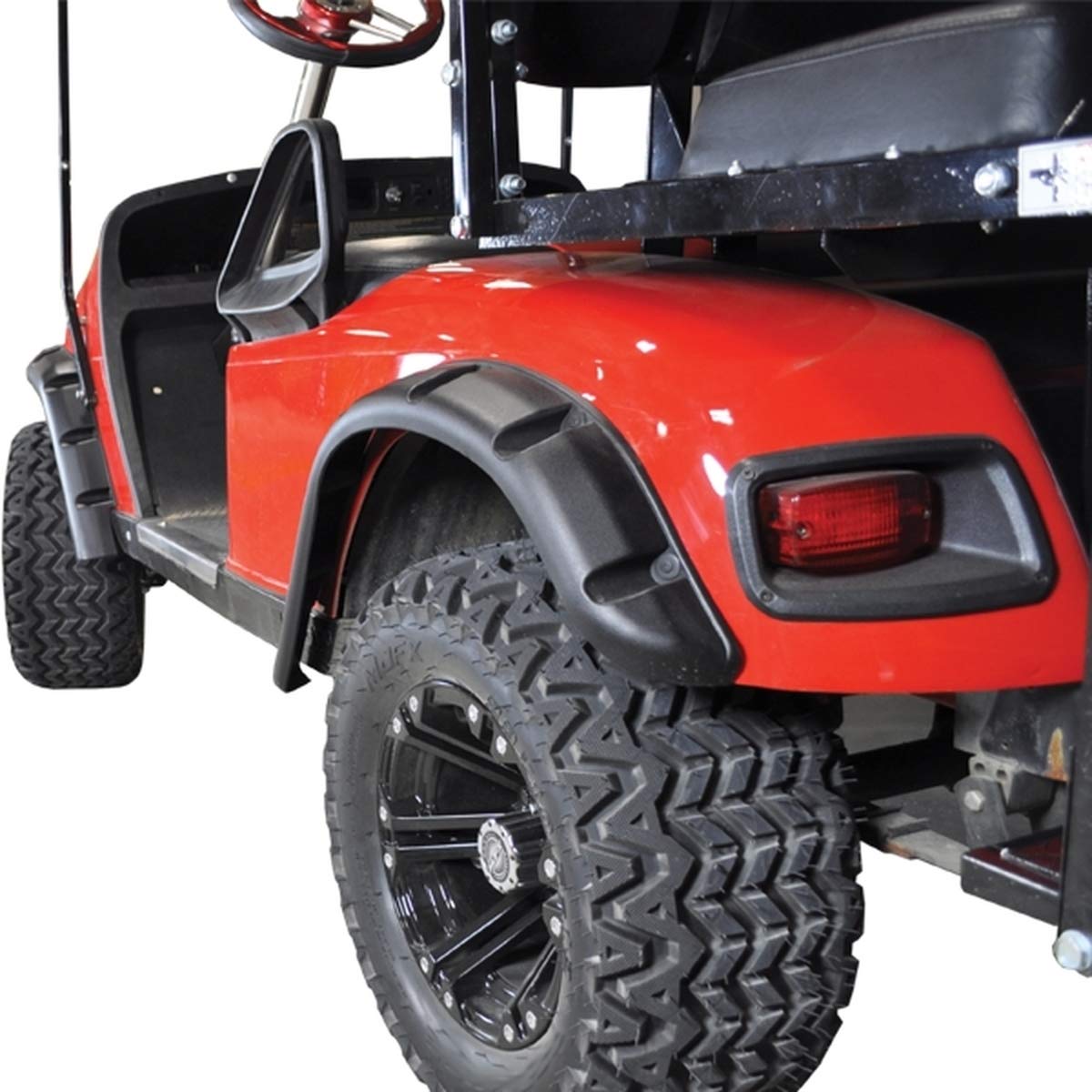 GTW EZGO TXT Golf Cart Black Fender Flares (1996-2013) - Set of 4