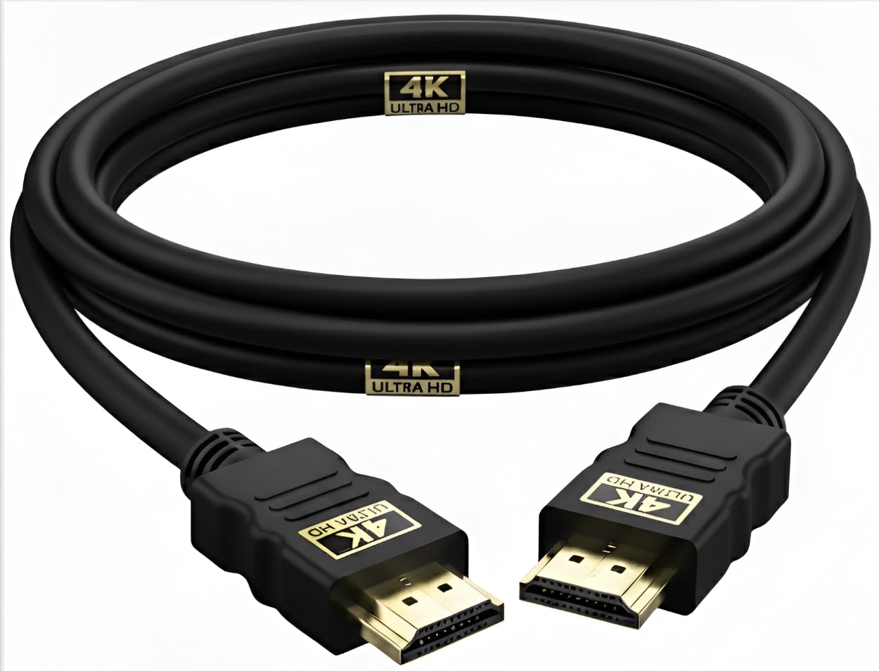 High Speed 1.5m 4K Ultra HD HDMI Cable Gold Plated – Audio Video Cord for TV, Laptop, Projector, PS5, Set Top Box – UHD Quality for Crystal Clear Picture, Sound & Long Life