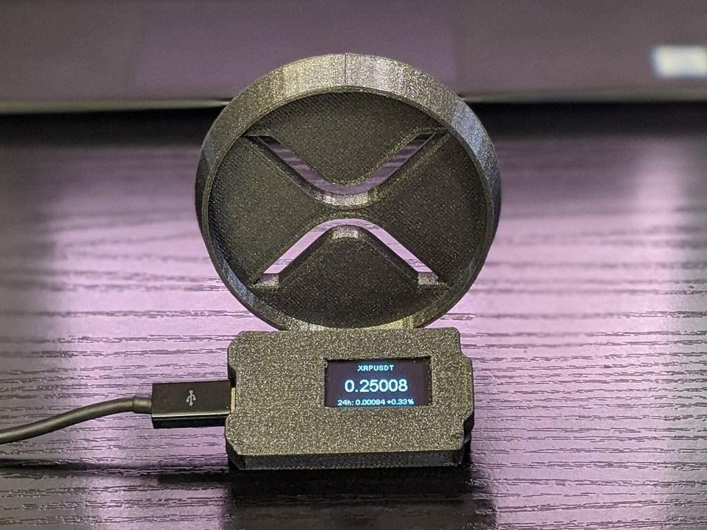 WiFi Cryptocurrency Ripple Ticker. Live Price: Amazon.de: Computer &  Accessories