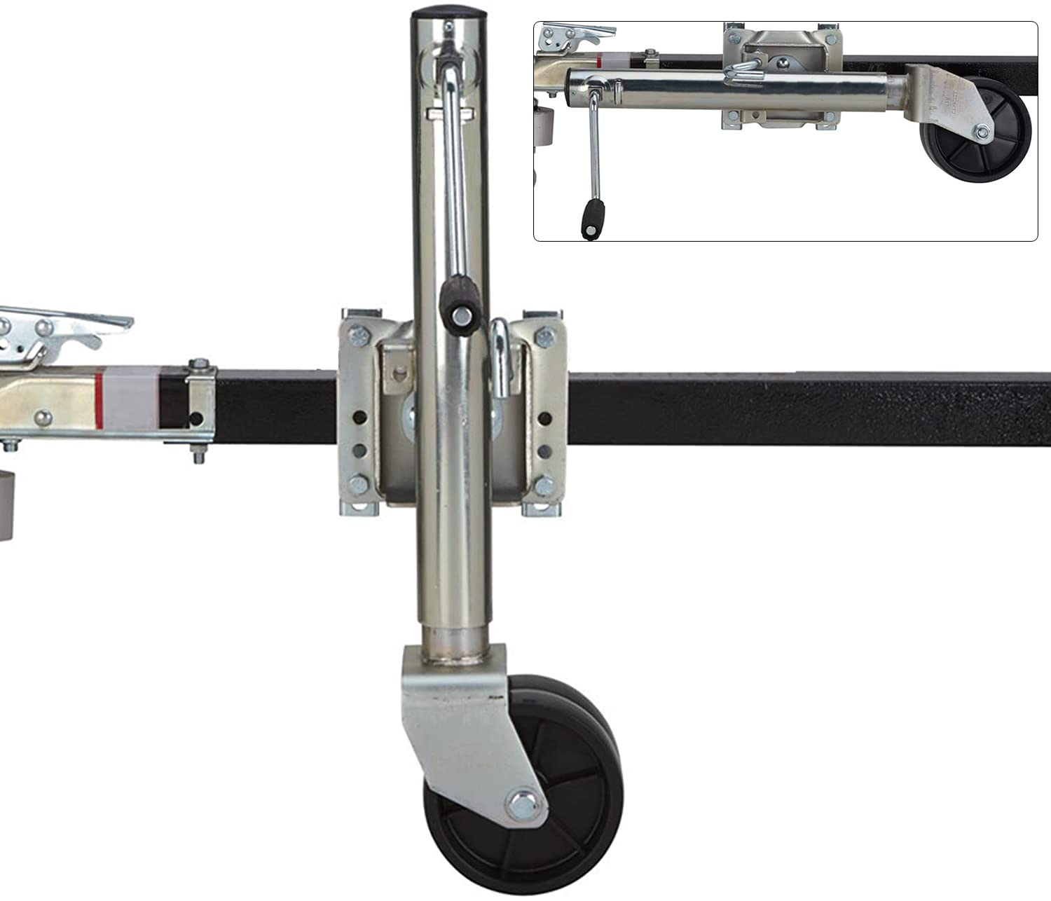 Buy tonchean Swivel Trailer Jack with 6" Dual Wheels 1500 lbs Capacity