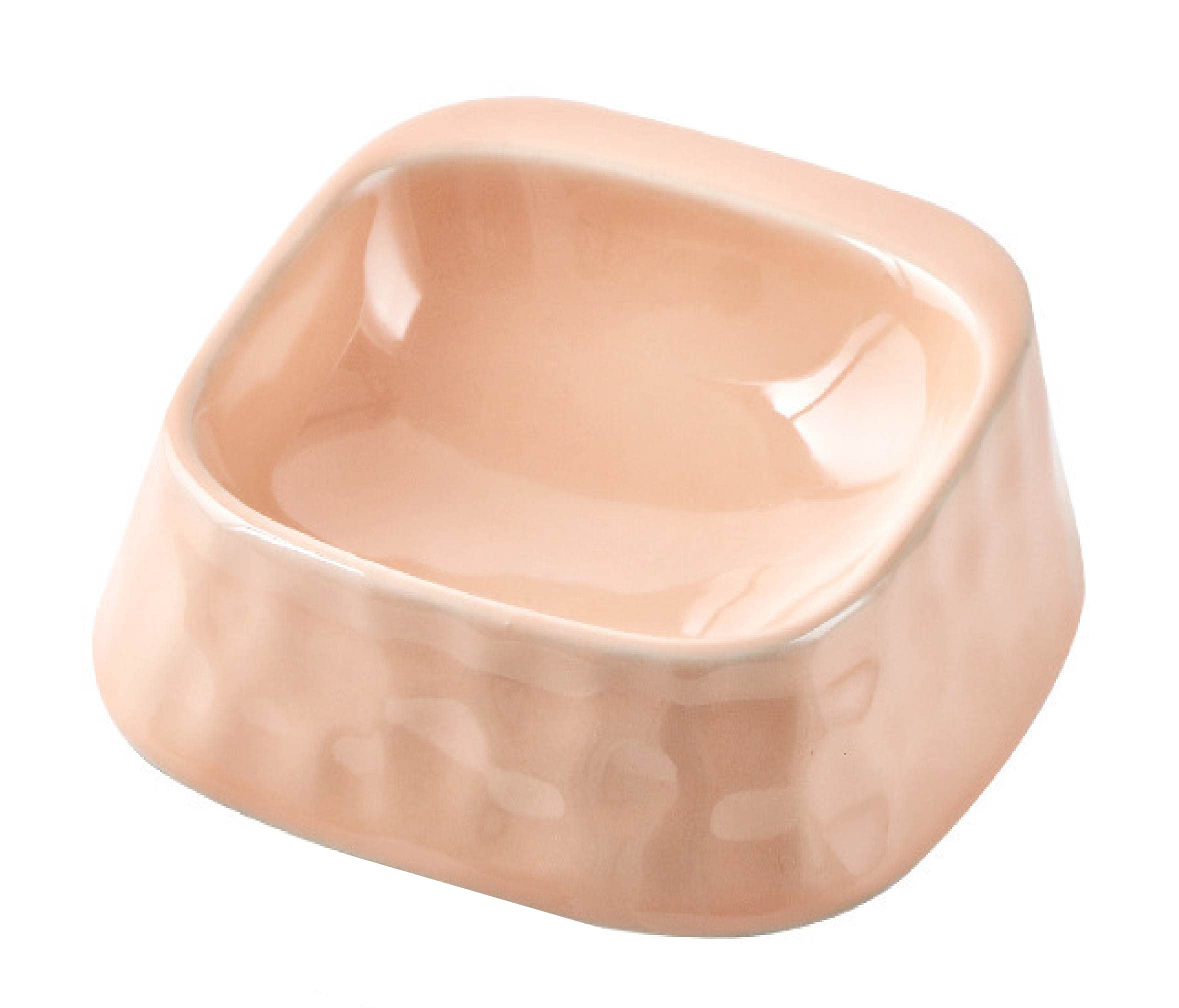 Photo 1 of **SEE NOTES**Ceramic Cat Feeding Bowls, Shallow Curve Inner Surface, Whisker Friendly, 4'X 5'” Opening, Anti Tipping, PINK