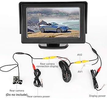 Amazon | HDミニ4.3インチモニターデジタルTFT LCD 800 * 480