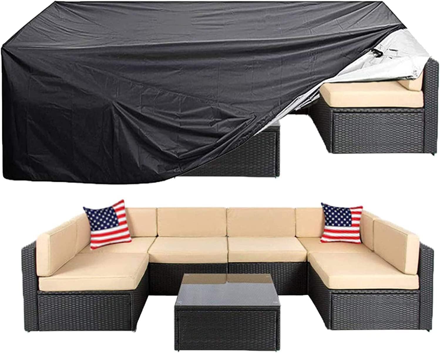 Agility Patio Furniture Set Cover Outdoor Sectional Sofa Set Covers
