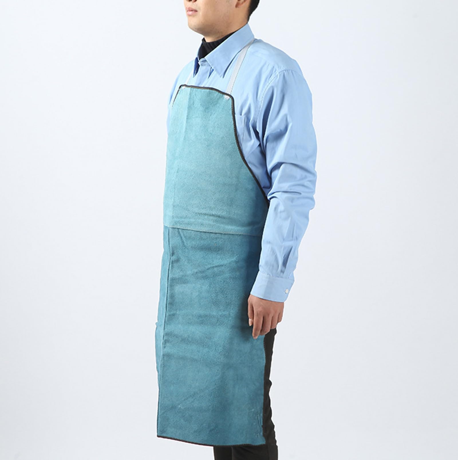 Tablier de Soudure en Cuir Résistant À la Chaleur et aux Flammes Tablier de Soudure en Cuir pour Hommes et Femmes, Résistant À la Chaleur et À la Flamme