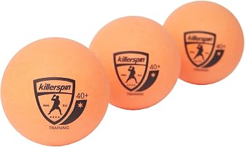 Killerspin 1-Star 40+ Table Tennis Balls, 25-Pack | Regulation Size 40mm | High-Performance ABS Training Balls for Enhanced Durability and Consistent Bounce