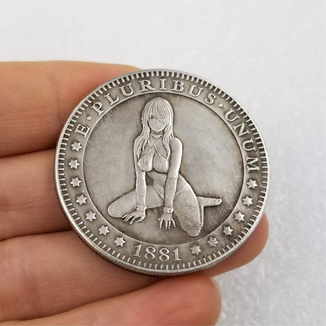 Kocreat Kocreat Bitcoin Münze - Sammlerstück Liberty Adler - Silber Finish  Bitcoin Network Münze