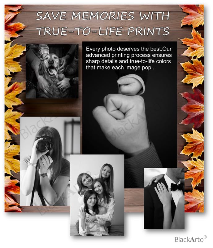BLACKARTO Photo Print 4x3 Inches Custom Photo Prints Personalized Photo Gifts Standard Size - UNFRAMED Same day Pick up (4" x 3", 24) 4