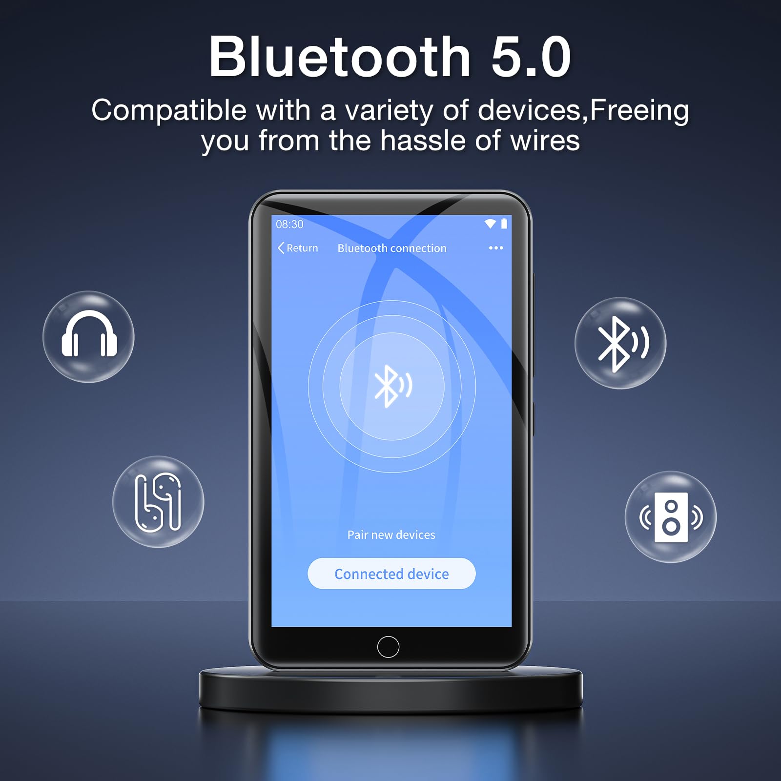 Amazon.com: Diofox MP3 Player with Bluetooth and WiFi, 80GB 4.0