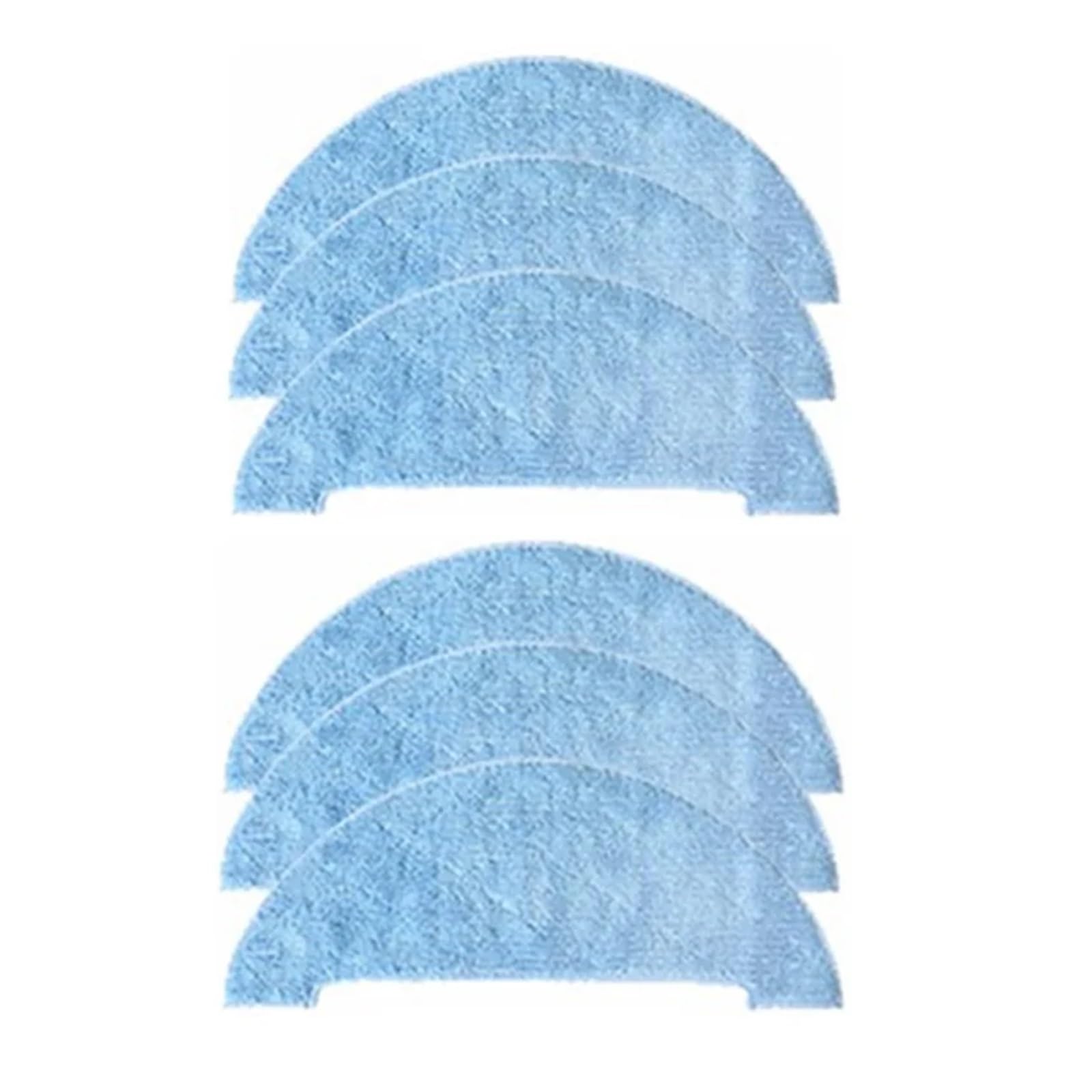 PNULGLKND Water Tank with Mop Cloth Rags, Compatible with ILIFE A10s, Robotic Vacuum Accessories(6 pcs Mop Cloth)