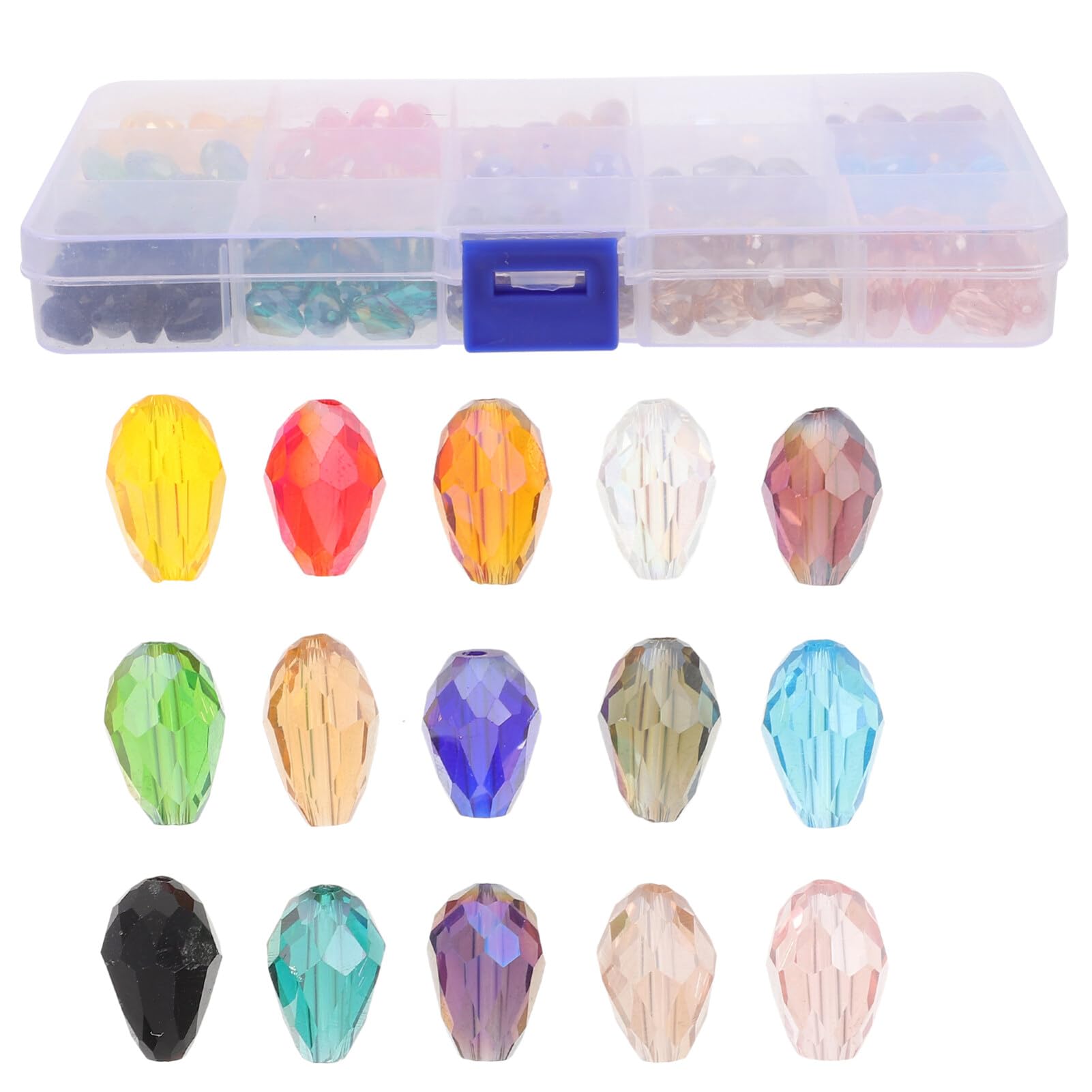Bijoux fabrication kit 300 pièces perles AB d'exception pour reflets de style élégants
