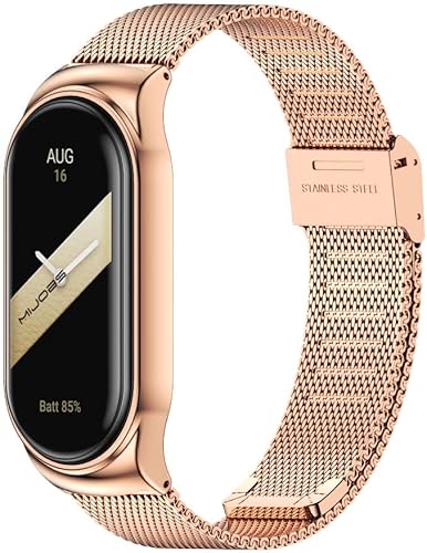 MIJOBS Correa para Xiaomi Mi Band 8 Correa de repuesto transpirable para banda 8 Smart Band Reloj Correa Pulsera Pulsera para Mujeres Hombres