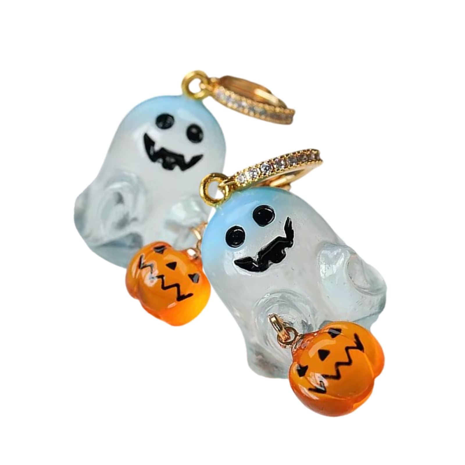 Maxtonser Specter Pumpkin Earrings Fashion Earrings Comfortable Earrings Alloy Texture Ear Jewelry for Halloween Celebrations