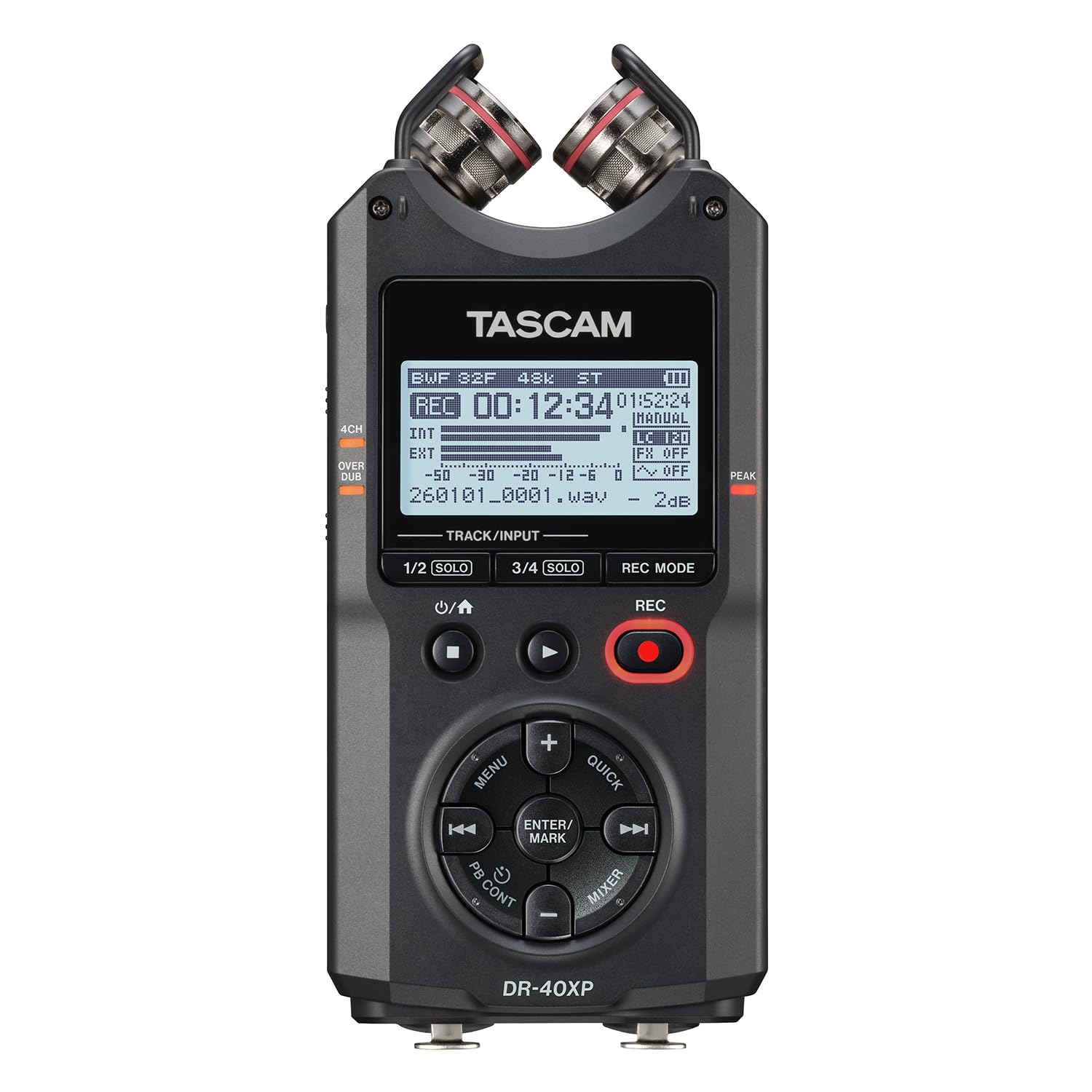 Amazon.com: TASCAM DR-40XP 4-Channel 32-Bit Float Portable