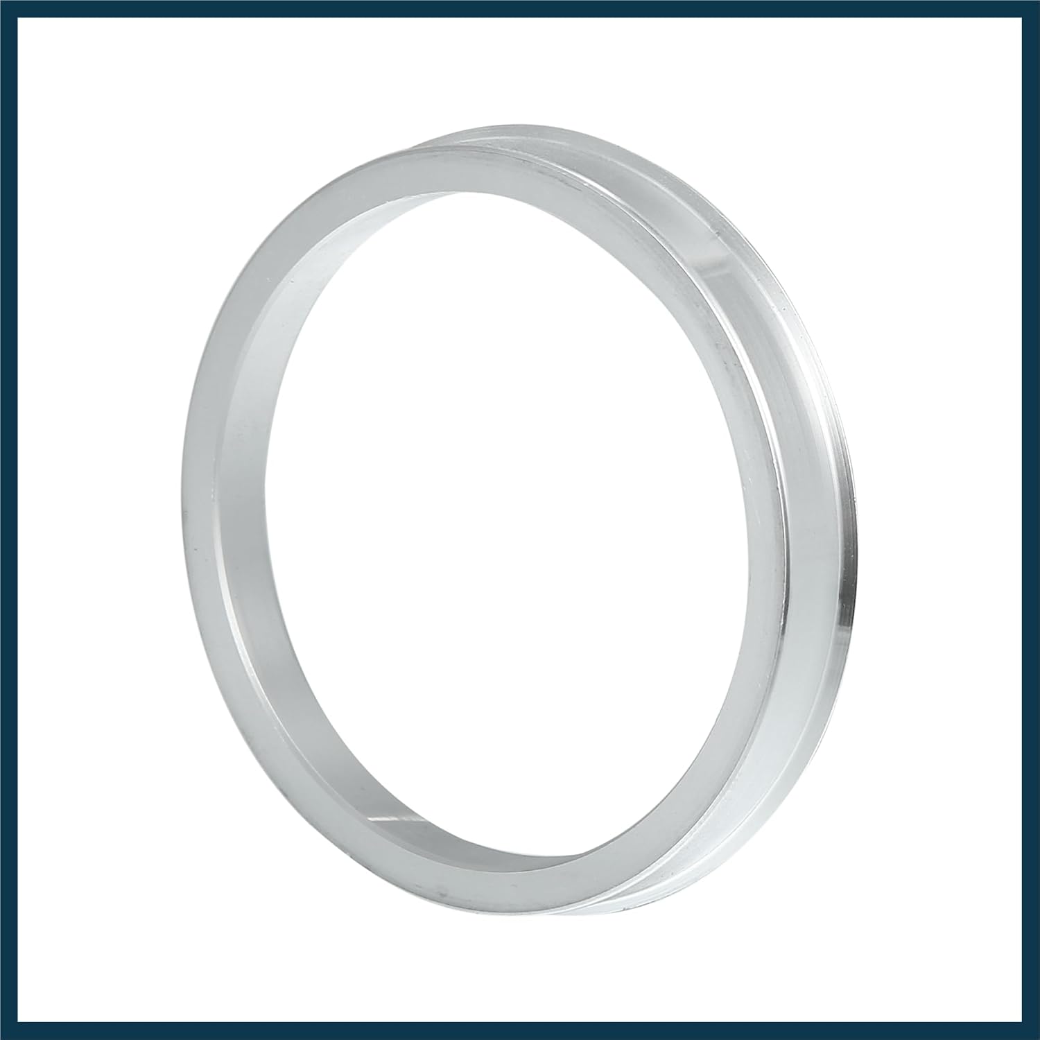 73.1mm to 63.3mm Universal Car Hub Centric Rings Silver Tone - Pack of 4 Automotive Parts