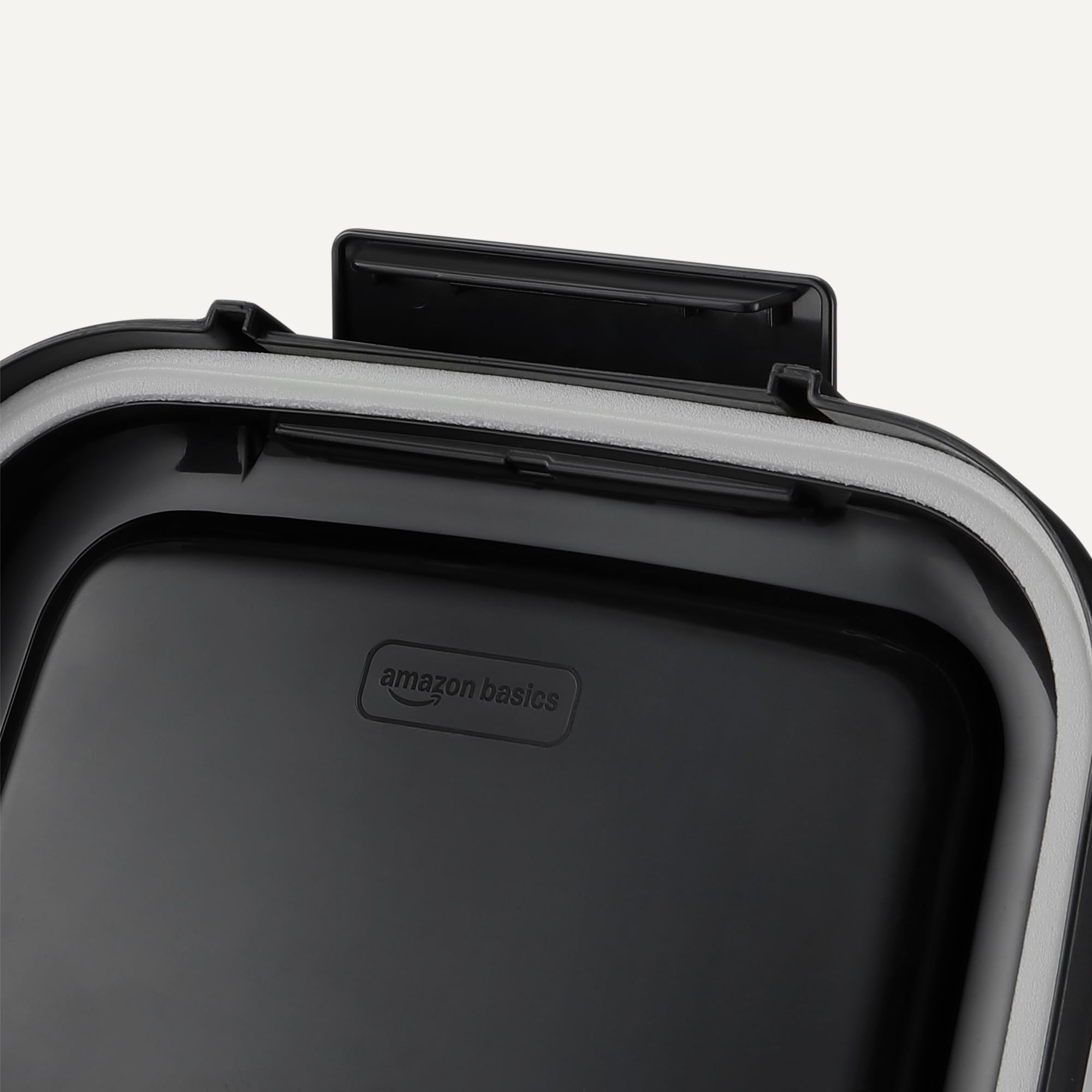 Amazon Basics Tierfutterbehälter für, 15.8 kg,Transparent und Schwarz