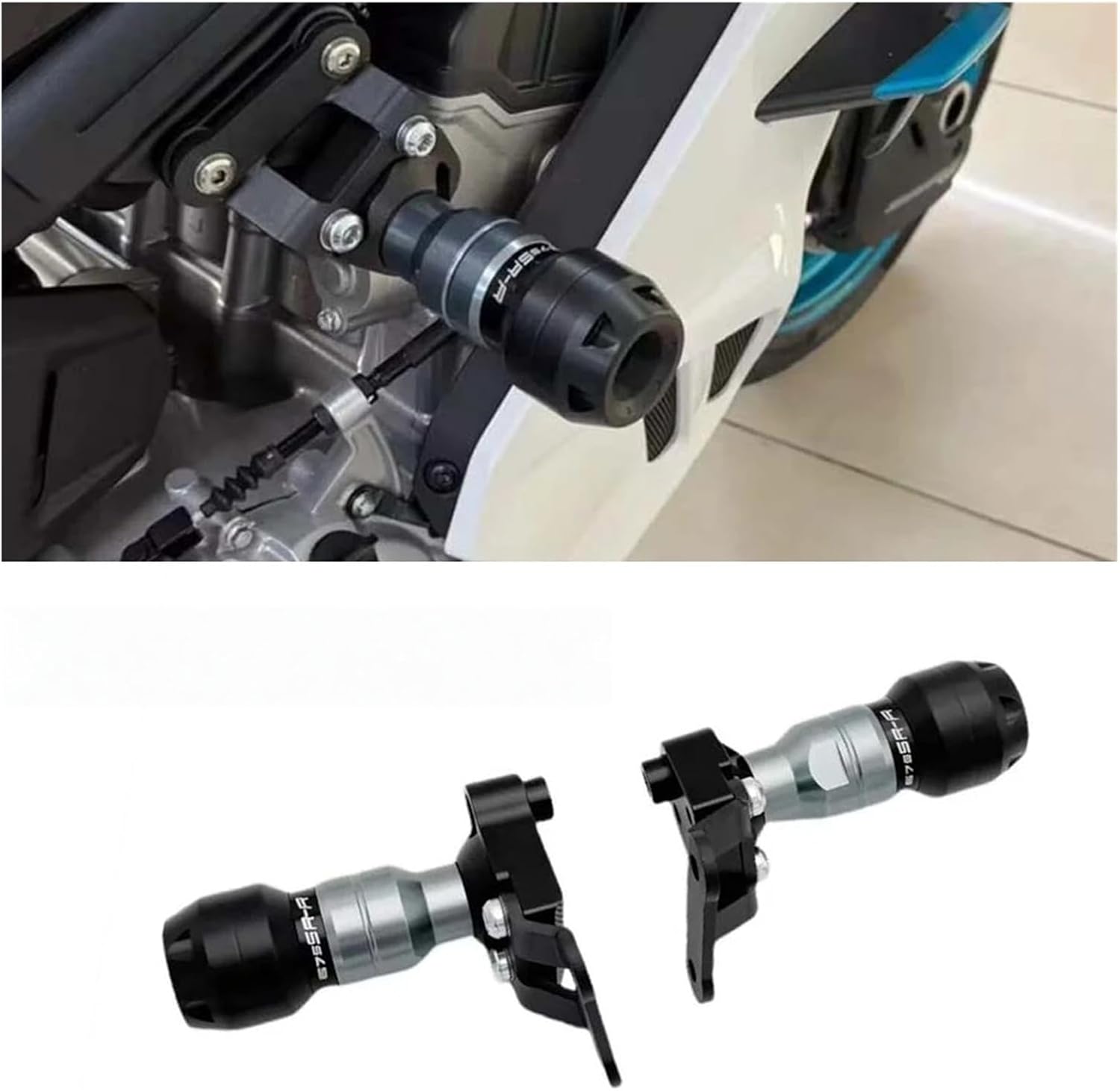 Anti Crash Protector for CF&Moto 675SR-R 675NK Motorcycle Frame Slider Crash Protector Engine Crash Fairing Guard Aluminum Crash Balls