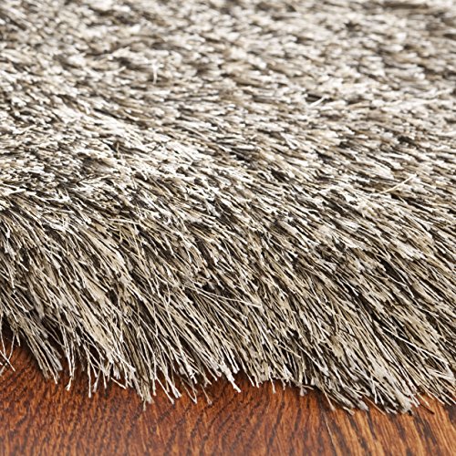 Tapete decorativo SAFAVIEH 8x10 shag sable marrón miniatura 3