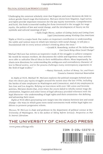 Rights at Work: Pay Equity Reform and the Politics of Legal Mobilization