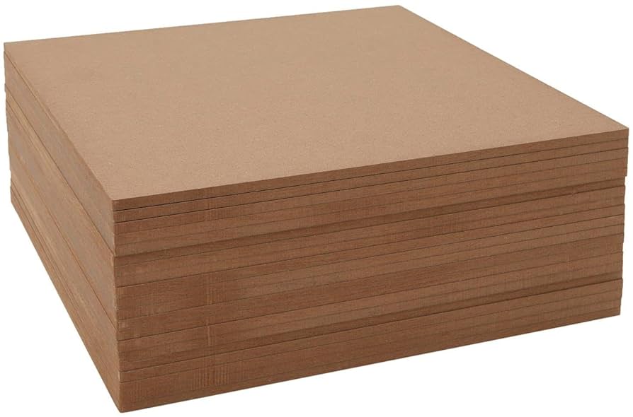 MEIDIV 40 Pack 10 Cm Pine Wood Sheet, 7mm Thick Wood Strips, Natural Wood Planks Wood Board For Crafts Painting Modelling Fretwork Engraved Home Decor