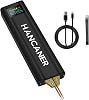 Battery Spot Welder, Hancaner Handheld Spot Welder 80 Gear Adjustable, Automatic & Manual Modes Battery Welder for 18650 Battery, Welding Nickel Sheets 0.1-0.15mm, Iron, Stainless Steel Sheets