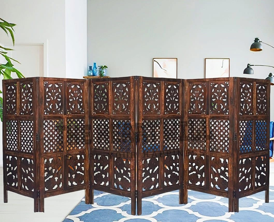 THEHEARTWILL® Wooden partition for Living Room/Partition Wall Divider for Living Room/Room Partitions and dividers forPooja Room, Mandir, Office, Kitchen, Hall. (4 Feet) (6 Panels) (B0CRF7H3TQ) Amazon Price History, Amazon Price Tracker