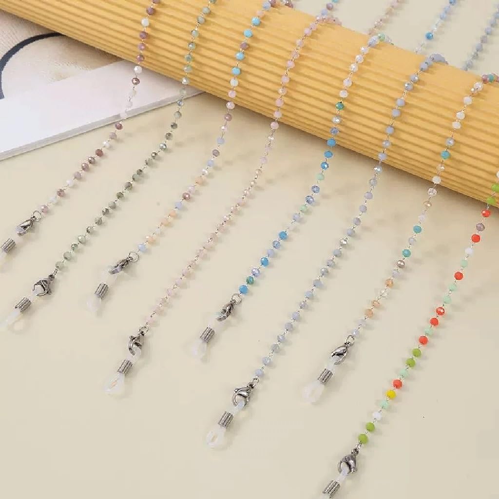 Chaîne de Lunettes en Acier Inoxydable, Accessoires antidérapants pour écouteurs