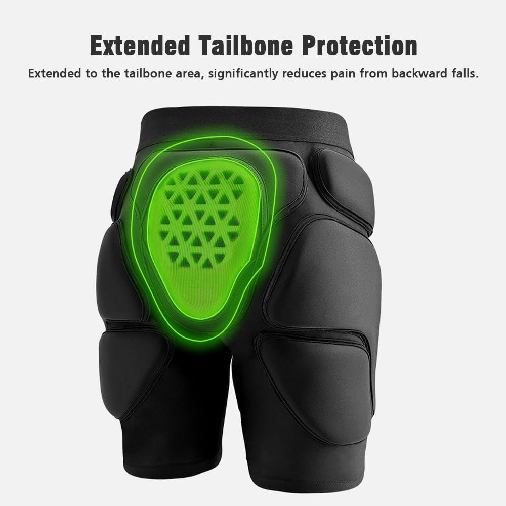 Protection Butt Pads, Protection Hanche Fesses, Équipement de Protection de Patinage Adulte pour Ski Patinage Snowboard Skateboard