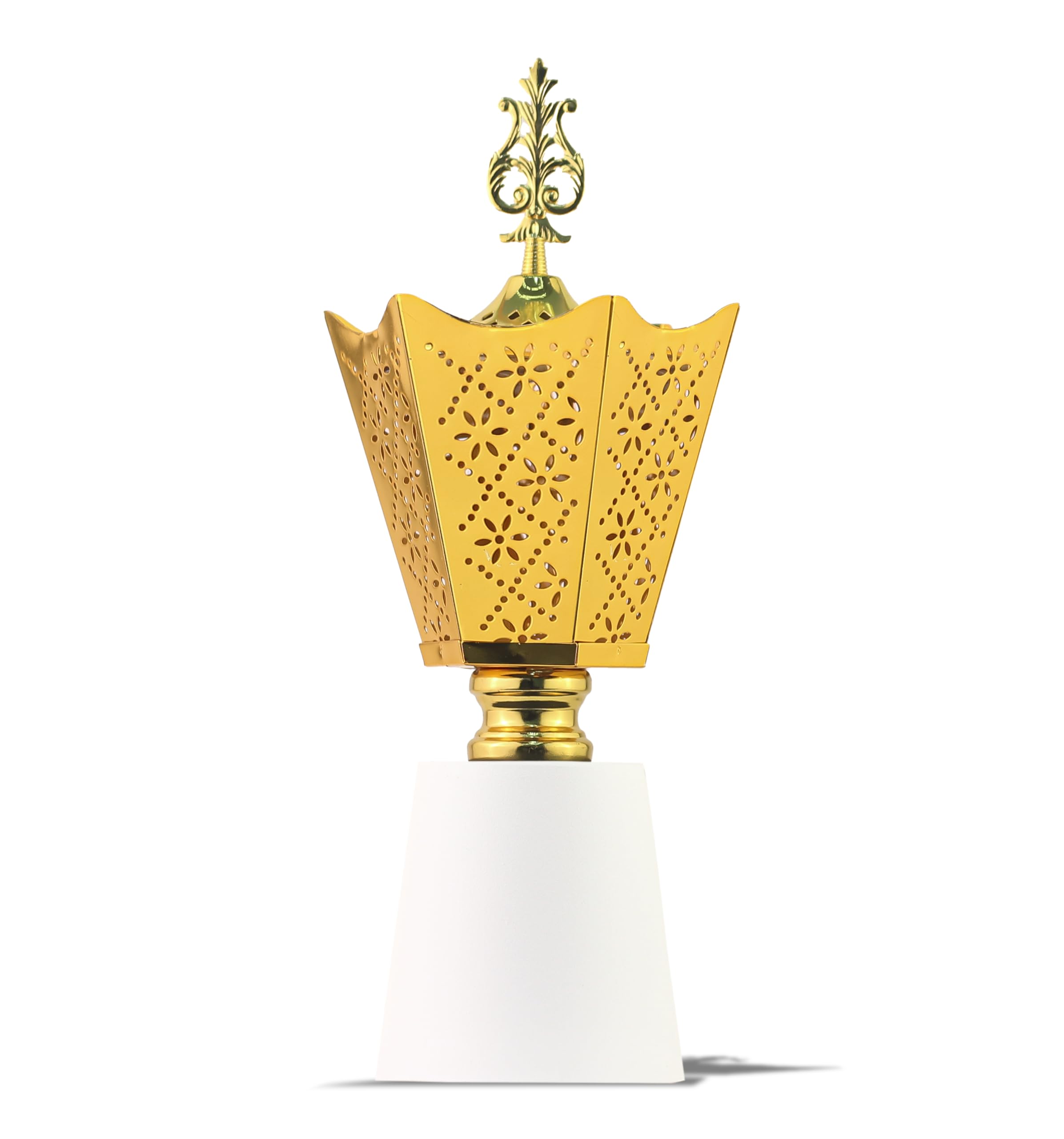 Mobigon Charcoal Incense Burner, Bakhoor Burner, Oud Frankincense Incense Burner, Vintage Arabic Burner, Suitable For Arabian Oud, Yoga, Spa and Aromatherapy, Office & Home Decor (Style 31)