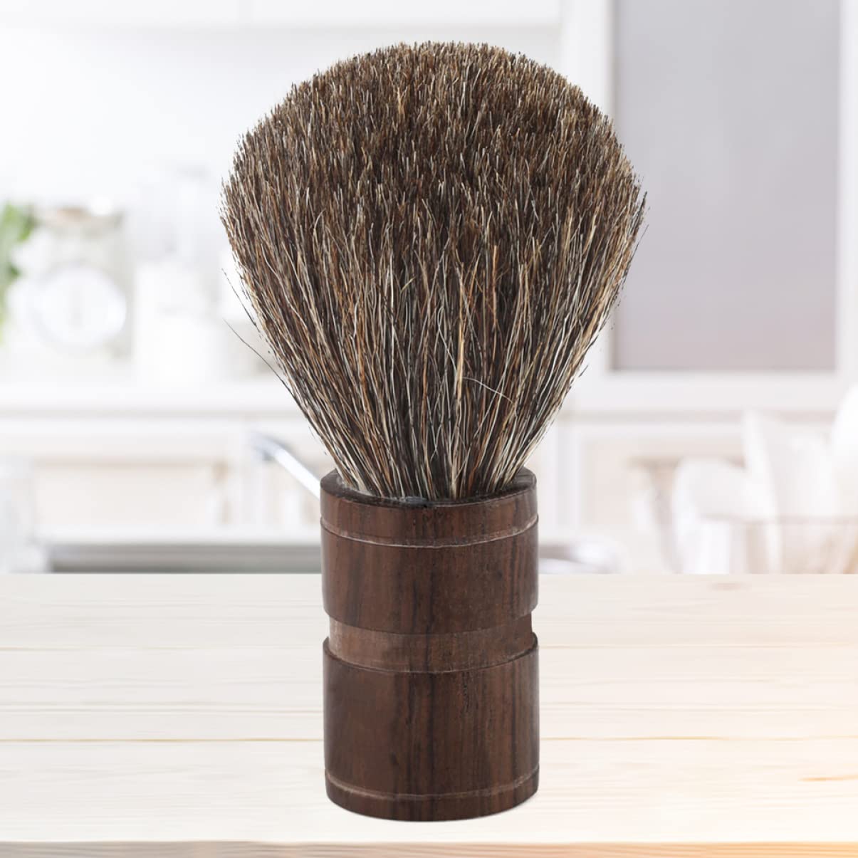 FRCOLOR 3pezzi Spazzola Per Barba Legno Naturale Con Setole Di Cinghiale Strumento Per La Della Barba e Rasatura Per Uomini Facile Da Trasportare Per Regali Occasioni Speciali