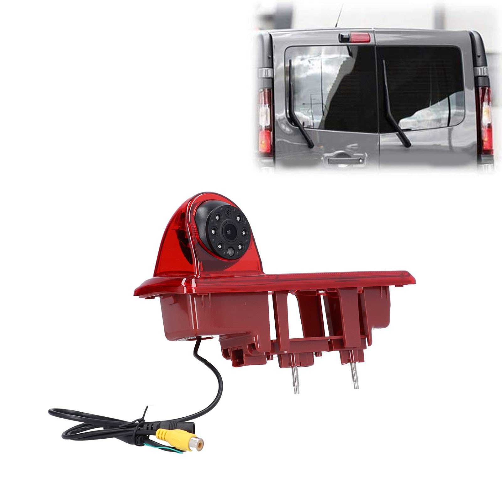 Telecamera per Retromarcia per Auto, Lampada Freno Alta, Visione Notturna Opel Vivaro 2014