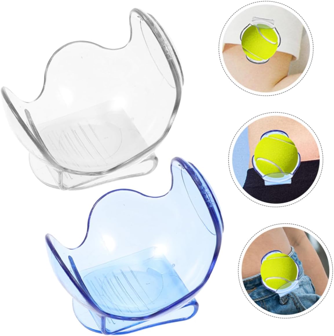 2pcs Tennis Mount Clip Holder for Waist Tennis Training Equipment Material