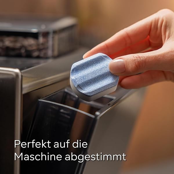 Siemens Entkalkungstabletten, 3 Stück, passend für alle Kaffeevollautomaten der EQ Reihe und Einbauvollautomaten, für ein langes Maschinenleben, TZ80002A - 1