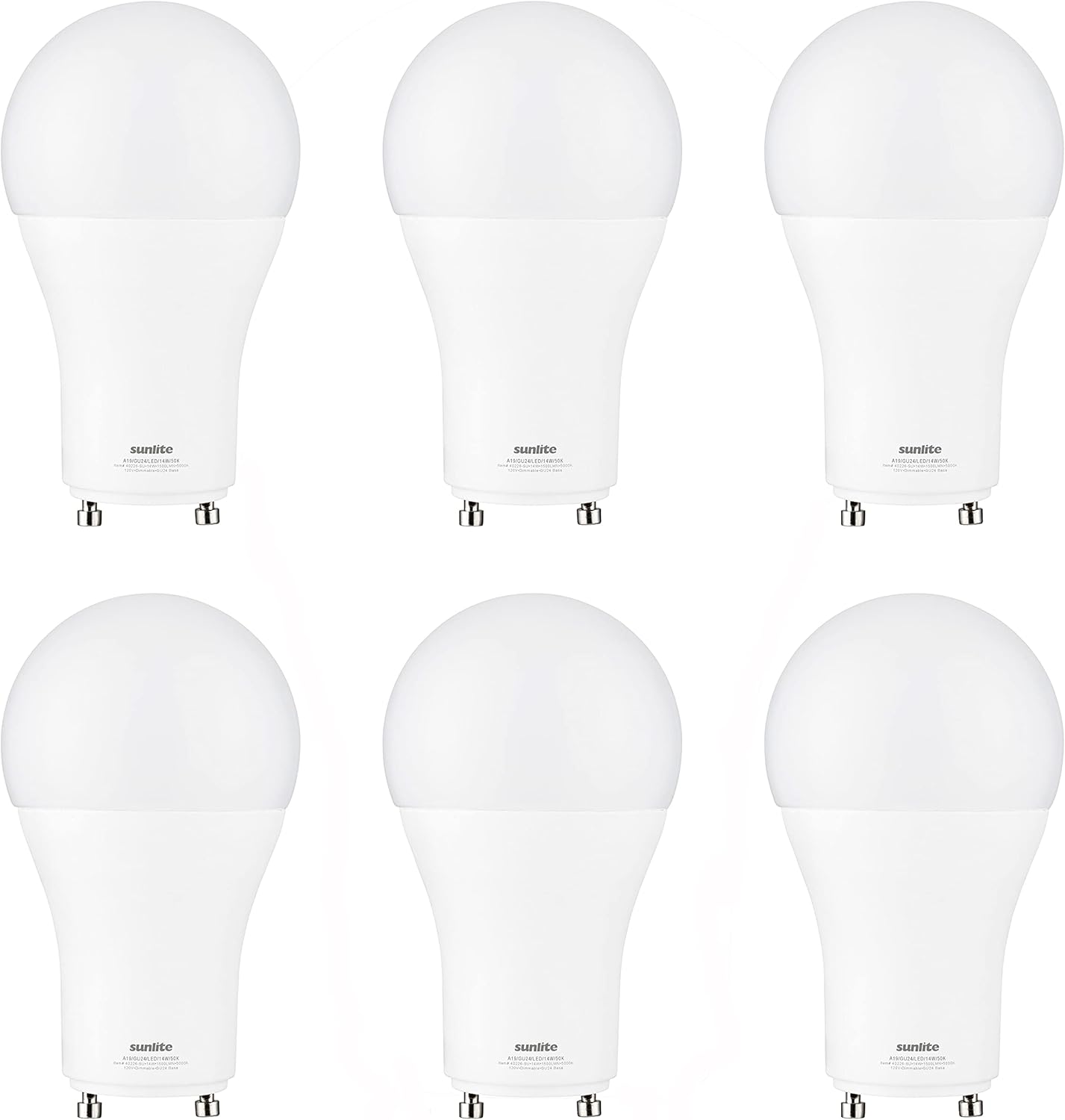 Sunlite 40226 LED A19 Light Bulb, 14 Watts (100W Equivalent) 1500