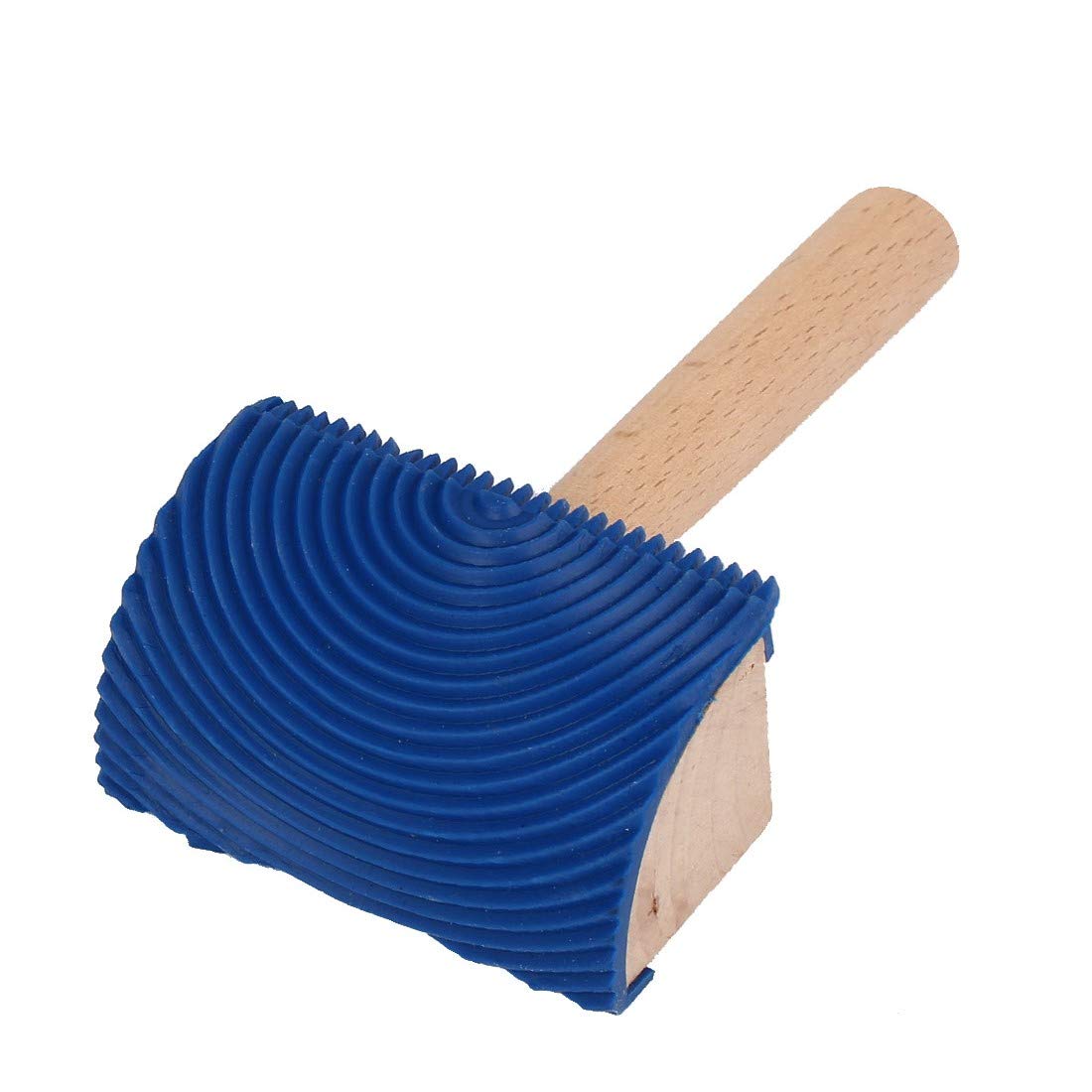 New Lon0167 MS19B Home Featured Wall Grain Wooden reliable efficacy Handle Rubber Wood Graining DIY Tool 7cm(id:c37 B-c 20 807)