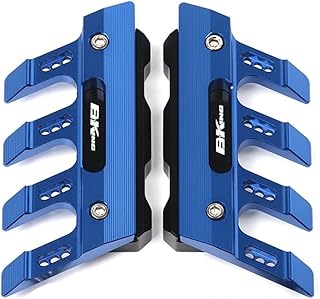 SCUUBE para Suzuki B-King BKING 1300 1340CC GSX1300, Protector Lateral De Caída para Motocicleta, Protector De Horquilla Delantera, Bloque De Protección De Guardabarros Delantero Motos (Color : Azul)