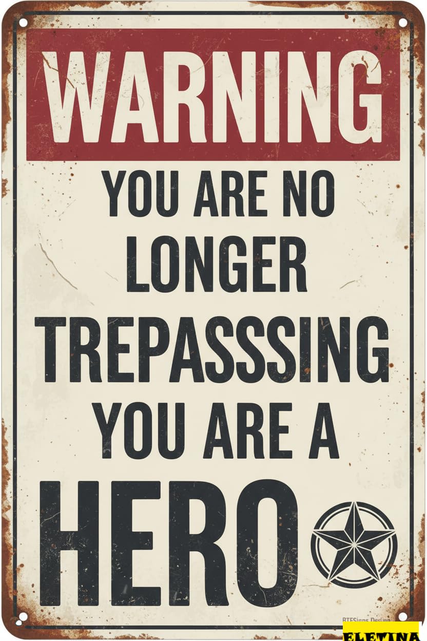 Vintage Metal Tin Sign for Man Cave 8x12Inch Funny Iron You Are No Longer Trespassing, You Are A Target - Warning Home And Yard Private Property Decorative